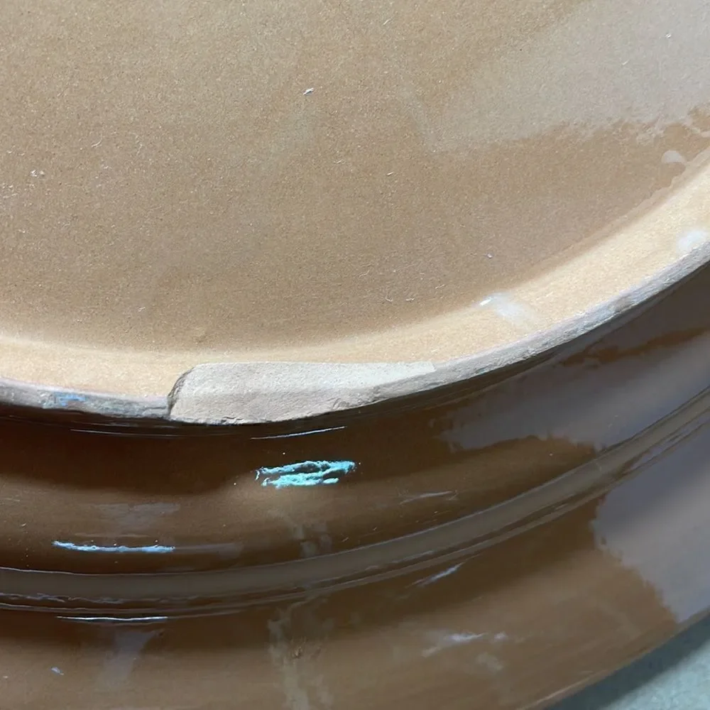 Pier One Hand Painted Large Circular Serving Dish (Made in Italy)